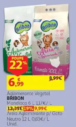 Auchan Agglomerante Vegetal BRIBON promoção