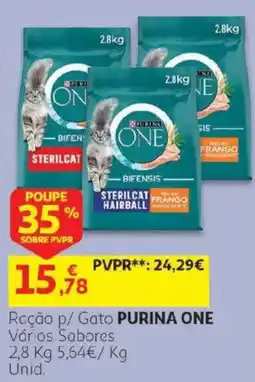 Auchan Ração p/ Gato PURINA ONE promoção
