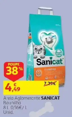 Auchan Areia Aglomerante Sanicat promoção