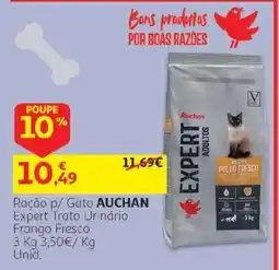 Auchan Ração p/ Gato Auchan promoção