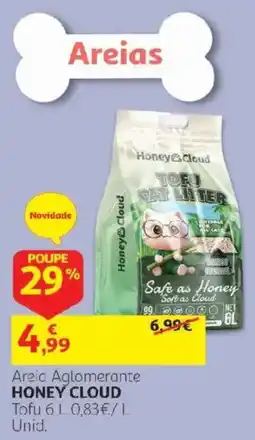 Auchan Areia Aglomerante Honey Cloud promoção