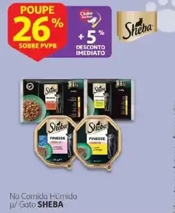 Auchan Comida Húmida p/ Gato Sheba promoção