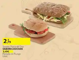Auchan Sandes pasta de ovo promoção