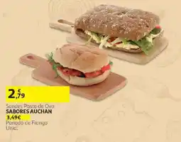 Auchan Sandes Pasta de Ovo Sabores Auchan promoção