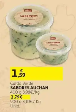 Auchan Caldo Verde promoção