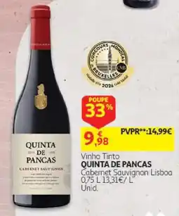 Auchan vinho tinto quinta de pancas promoção