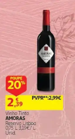 Auchan vinho tinto amoras promoção