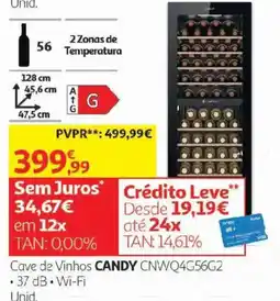 Auchan Cave de Vinhos Candy promoção