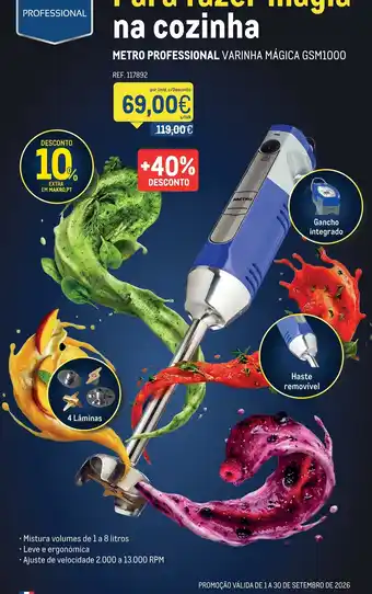Metro professional varinha mágica gsm1000