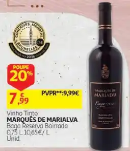 Auchan Vinho Tinto Marquês de Marialva promoção