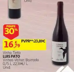 Auchan Vinho Tinto Luis Pato promoção