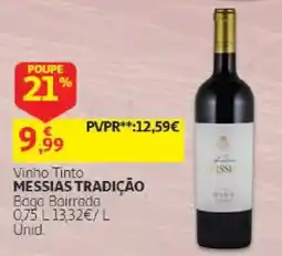 Auchan Vinho tinto messias tradição promoção