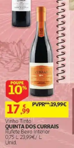 Auchan Vinho Tinto Quinta dos Currais promoção