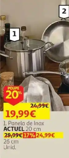 Auchan Panela de Inox promoção