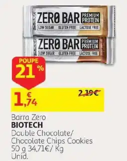 Auchan Barra Zero Biotech promoção