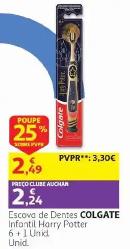 Auchan escova de dentes colgate infantil harry potter promoção
