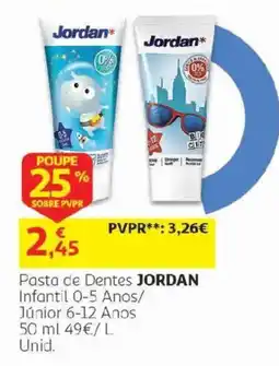 Auchan Pasta de Dentes Jordan promoção