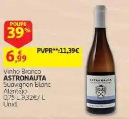 Auchan Vinho Branco Astronauta promoção