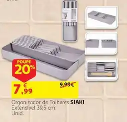 Auchan Organizador de Talheres Siaki promoção