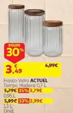 Auchan Frasco Vidro ACTUEL promoção