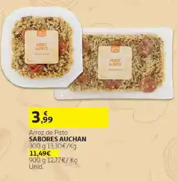 Auchan Arroz de Pato promoção
