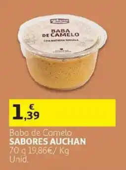 Auchan Baba de camelo promoção