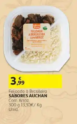 Auchan Feijoada à Brasileira com arroz promoção
