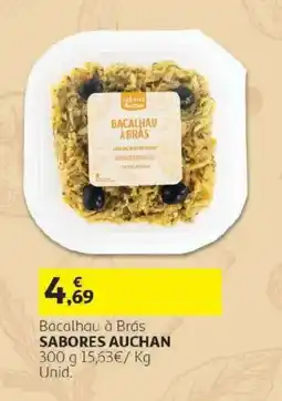 Auchan Bacalhau à brás promoção