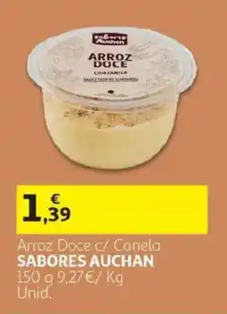 Auchan Arroz Doce c/ Canela promoção
