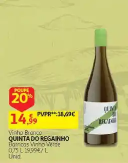 Auchan Vinho Branco Quinta Do Regainho promoção