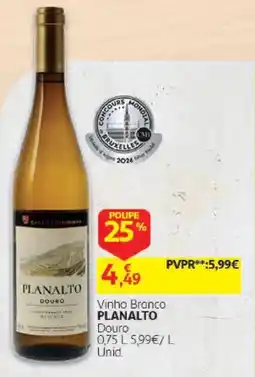 Auchan Vinho Branco Planalto promoção