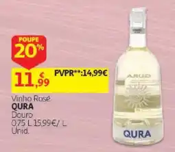 Auchan Vinho Rosé Qura promoção