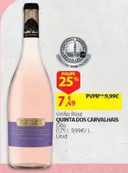 Auchan vinho rosé quinta dos carvalhais promoção