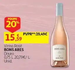 Auchan vinho rosé bons ares promoção