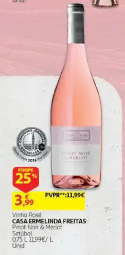 Auchan vinho rosé casa ermelinda freitas promoção