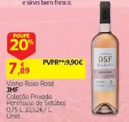 Auchan Vinho Roxo Rosé JMF promoção