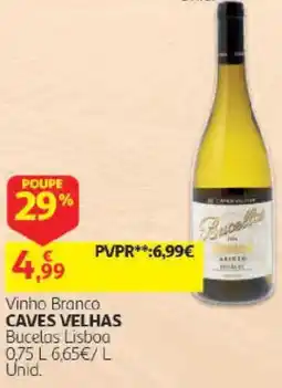 Auchan vinho branco caves velhas promoção