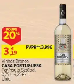 Auchan vinhos branco casa portuguesa promoção