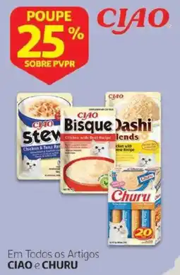 Auchan Ciao e Churu promoção