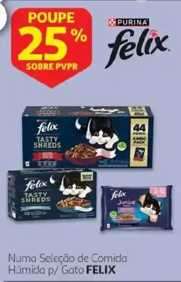 Auchan comida húmida p/ gato felix promoção