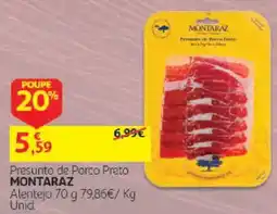 Auchan presunto de porco preto montaraz promoção