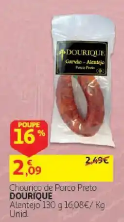 Auchan Chourico de Porco Preto Dourique promoção