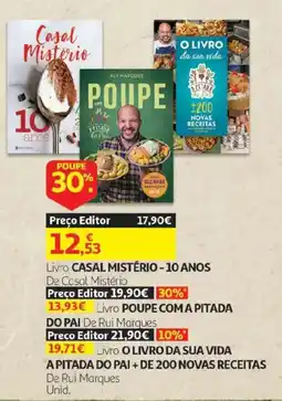 Auchan livro casal mistério - 10 anos promoção