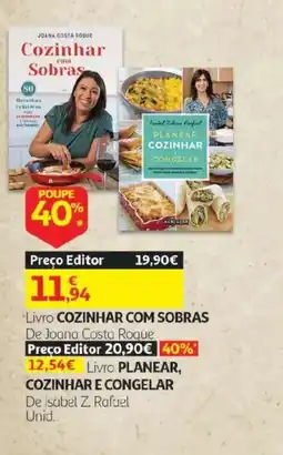 Auchan Livro cozinhar com sobras de joana costa roque promoção