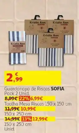 Auchan Guardanapo de Riscas sofia promoção