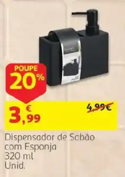 Auchan Dispensador de Sabão com Esponja promoção