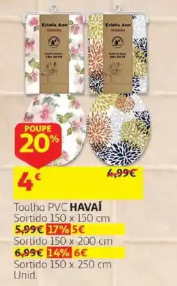 Auchan Toalha pvc havaí promoção