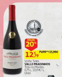 Auchan Vinho Tinto Valle Pradinhos promoção