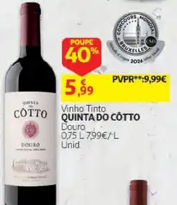 Auchan Vinho Tinto Quinta Do Cotto promoção