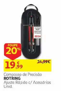 Auchan Compasso de precisão rotring promoção